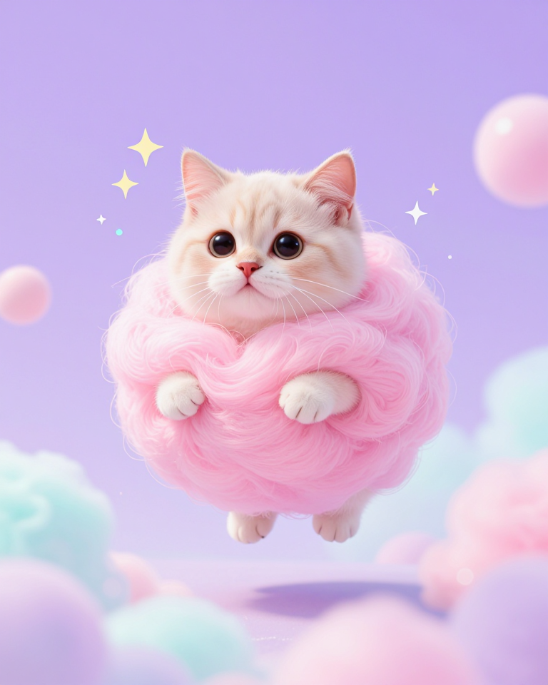 솜사탕 고양이
