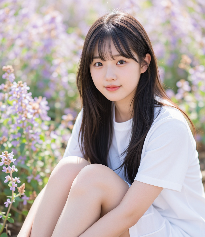 꽃밭의 소녀