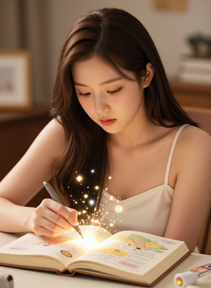 마법의 다이어리 꾸미기